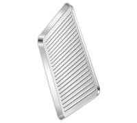 Alipis Bandeja Horno Inoxidable Antiadherente Bandeja Profesional para Hornear Pizza y Pasteles Resistente al Calor y Fácil Limpieza