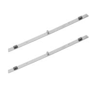 Alipis Barra de Clavijas Metálica para Animación 3 Pines Regla de Posicionamiento para Dibujo 2 Piezas Plateadas Herramienta Ligera y Precisa para Manualidades y Arte