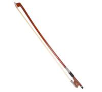 Alipis Bastón de Violín 1/10 para Práctica con Crin de Caballo Madera de Sándalo Rojo 43-45 CM Color Marrón Accesorio para Estudiantes y Músicos Principiantes