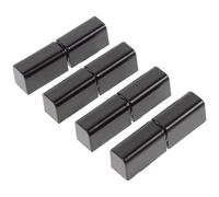 Alipis Bisagras Reforzadas Negras de Aleación de Zinc 4 Unidades para Puertas de Gabinetes y Equipos Industriales, Ideales para Armarios Eléctricos