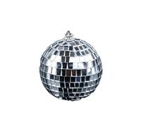 Alipis Bola De Espejos Plateada Bola Reflectante Para Fiestas De Música y Baile Espejo Para Eventos Nocturnos