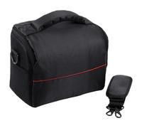 Alipis Bolsa Acolchada para Cámara Réflex Digital Bolso Bandolera Negro de Nailon Resistente Tamaño Correa Ajustable Estuche Portátil para Fotografía y Transporte Seguro