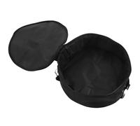 Alipis Bolsa de Almacenamiento Pequeña Gran Capacidad para Caja de Percusión Protección y Material de Tela Oxford Negro, Portátil Uso Manual