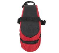 Alipis Bolsa de Asiento para Bicicleta Gran Capacidad Resistente Nylon Velvet Almacenamiento bajo Sillín para Ciclismo Montaña y Carretera Fácil Instalación Color Rojo