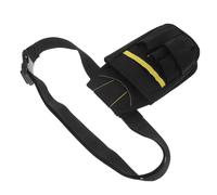 Alipis Bolsa de cinturón para herramientas de hardware. pequeña bolsa de cinturón de herramientas organizador de herramientas de mantenimiento bolsa de trabajo técnico tela oxford Negro