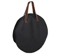 Alipis Bolsa para Batería de Percusión 10 Pulgadas Rayas Amarillas y Negras, Bolsa de Transporte Práctica de Tela Oxford, Bolsillo para Baquetas, Portátil y Resistente para Músicos