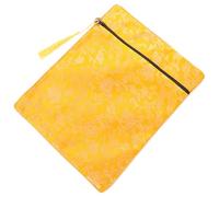 Alipis Bolsa para Guardar Escrituras Budistas Organizador de Libros y Documentos Tejido Resistente Estampado Amarillo Dragón Tamaño 20X25 CM Funda Portátil para Textos Religiosos y