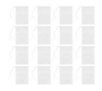 Alipis Bolsitas de Té Cordón Desechables de Tela No Tejida 400 Unidades para Infusión de Té Suelto y Hierbas Bolsa Filtro y Medicina Herbal Filtro Práctico para Cocina