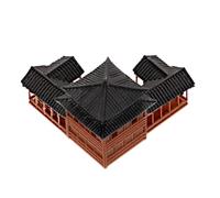 Alipis Bonsái Modelo de Edificio Antiguo Minipabellón de Figura Decorativa para Acuario Miniestatua de Jardín para Paisajismo de Bonsái Pabellón Japonés para Decoración de Mesa Casa