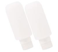 Alipis Botellas de Silicona para Viaje 200ml Diseño a Prueba de Fugas y Ahorro de Espacio, Pack de 2 Unidades Ideales para Champú y Loción en Viajes