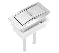 Alipis Botón Pulsador para Inodoro de Doble Descarga Pieza de Repuesto Cuadrada Botón del Tanque de Agua 1 Unidad Accesorio Compatible para Cisterna de Baño Color Color Aleatorio