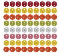 Alipis Botones Mini Muñeca 3 MM Dos Agujeros Mezcla de Colores 100 Piezas Accesorios de Ropa DIY para Muñecas Camisas y Abrigos Decorativos