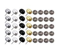 Alipis Botones sin Costura de Metal Instantáneos Perlas Multicolor 20 Piezas para Banquetes Bodas y Eventos Empresariales en Camisas Color Aleatorio