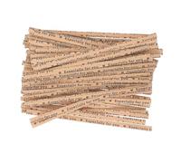 Alipis Bridas Para Bolsas De Celofán y Dulces 10 Cm Papel Kraft Negro y Rojo Cierre Rápido Para Pan, Manualidades y Regalos 1000 Unidades Pack