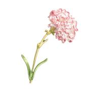 Alipis Broche de Flor de Clavel Rosa, Alfiler de Solapa de Aleación Esmalte, Pinza para Cárdigans y Bufandas, Accesorio Decorativo para Ropa y Eventos Formales