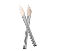 Alipis Bruñidor de Ágata Natural con Mango de Acero Inoxidable 2 Piezas para Pulir Joyas de Oro y Plata Herramienta Manual para Pulido y Acabado en Fabricación de Joyería Profesional