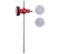 Alipis Cabeza de Martillo de Repuesto Rojo Accesorio Ligero de Metal y Fieltro para Pedal de Bombo de Batería para Práctica y Performance en Batería