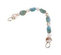 Alipis Cadena para Bolso de Resina Acrílica de 38 Cm Correa Vintage con Cuentas Bicolor Hechas a Mano Accesorio Extensible para Bolso Bandolera Mujer