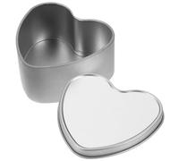 Alipis Caja de Hierro Forma de Corazón para Almacenar Dulces y Galletas, Resistente Buen Sellado, Adecuado para Regalos y Decoración
