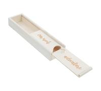 Alipis Caja De Madera Para Pruebas De Embarazo Con Tapa Caja De Recuerdos Elegante Para Guardar Anuncios De Embarazo