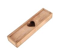 Alipis Caja de Madera para Test de Embarazo con Tapa Caja de Elegante para Anuncios de Embarazo y Revelación de Regalo para Futuras Madres y Celebraciones Especiales