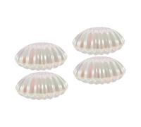 Alipis Caja Decorativa De 4 Uds Cajas De Dulces De Concha Marina Suministro De Boda Plato De Joyería De Concha Marina Contenedor De Dulces De Boda Caja De Dulces Para Boda