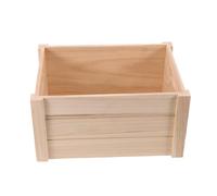 Alipis Caja Rectangular Decorativa de Madera con Asa para Pan y Productos