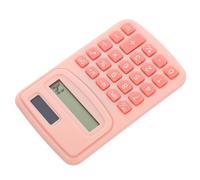 Alipis Calculadora de Mano, Calculadora de Bolsillo Electrónica Pequeña Portátil, Plástico y Silicona, Rosa, Operaciones Aritméticas Básicas, para Oficina y Hogar, para Estudiantes