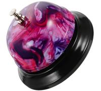 Alipis Campana de Escritorio para Servicio de Llamada Manual Estampado Decorativo, Campana de Atención al Cliente para Restaurante, Bar y Recepción, Timbre Práctico y Resistente