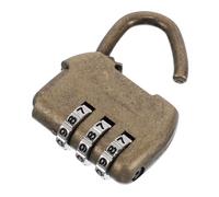 Alipis Candado de Combinación Diseño Retro Clásico de Aleación de Zinc Dorado Cerradura de Seguridad Versátil y Estilo Vintage para Cajones y Gabinetes