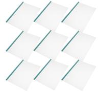 Alipis Carpetas Transparentes para con Barra Deslizante Tamaño A4 10 Unidades Color Verde Organizador de Documentos para Oficina y Escuela Carpeta de Plástico para Portafolio y