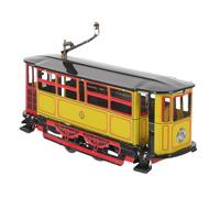 Alipis Carrito de Juguete de Hojalata Amarillo Cuerda Metálico Pequeño Vintage para Decoración y Colección Juguete Retro para Adultos y Accesorios Fotográficos Obsequio Original