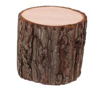 Alipis Centro De Mesa De Madera Decoración De Pilares Votivo para Mesa Tronco Redondo Base Rústica
