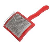 Alipis Cepillo Cardador de Lana Grande Rojo Herramienta Manual para Fieltrar con Aguja Accesorios de Bordado y Proyectos de Fieltro Cepillo de Madera para Mezcla y Cardado de Fibras