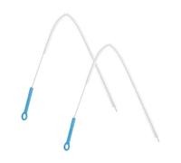 Alipis Cepillo de Limpieza de Tubos Flexible para Fregadero 2 Piezas Herramienta para Limpiar Desagües Obstruidos Cerdas Espiral Diseño Colgante Uso en Cocina y Baño