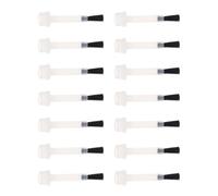Alipis Cepillo de Manicura Profesional Negro de Nylon para Dibujo de Patrones y Detalles Finos en Uñas, Paquete de 20 Piezas de 9 Mm para Nail Art y DIY