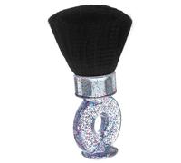 Alipis Cepillo de Peluquería para Barba y Cuello Cerdas de Fibra y Mango de Plástico, Diseño Ergonómico para Limpieza Cómoda en Barberías y Salones