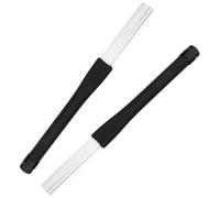 Alipis Cepillo Produce Tonos Nítidos y Suaves de Batería Retráctil de Nylon Blanco de Jazz Fácil de Guardar en Bolsa para Batería Adecuado para Instrumentos de Percusión