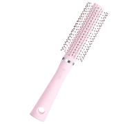 Alipis Cepillo Redondo para Pelo Rosa para Mujeres Función de Elevación y Desenredado, Material Abs, Adecuado para Secado Secador y Peinados en Casa