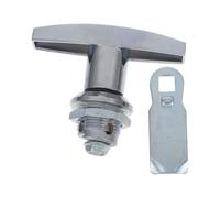 Alipis Cerradura de Manija en T sin Llave para Puertas de Armarios y Paneles Eléctricos Pestillo de Leva de Aleación de Zinc Resistente Cierre Seguro para Gabinetes y Muebles Uso