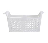 Alipis Cesta Ajustable Organizador Expandible de Plástico Blanco para Congelador 44x22.5x22.5 Cm Fácil de Limpiar para Almacenamiento en