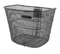 Alipis Cesta Metálica Delantera para Bicicleta, Cesta de Montar Multifunción de Acero Resistente, Capacidad Grande para Almacenamiento de Verduras y Accesorios, Fácil Instalación