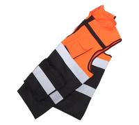 Alipis Chaleco Reflectante para Hombre Alta Visibilidad Naranja Rojo Transpirable y Resistente para Ciclismo Correr y Construcción Chaleco de Seguridad para Actividades Nocturnas y