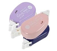 Alipis Cinta Adhesiva de Puntos de Doble Cara Transparente Alta Adhesión Rollo de 4 Piezas Colores Morado y Recarga para Scrapbooking y Manualidades