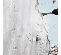 Alipis Cinta Autoadhesiva de Fibra de Vidrio para Reparación de Paneles de Yeso Malla de 143 CM X 25 M Resistente a Grietas para Paredes Interiores y Exteriores Material Reforzado