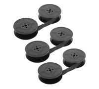 Alipis Cinta de Tinta Ancha Negra para Máquina de Escribir Manual, Nylon Duradero, Doble Carrete, Compatible con Gr9 Ne800 Ne3000, Paquete de 3 Unidades, Repuesto Vintage para Oficina