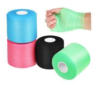 Alipis Cinta Deportiva Adhesiva de Esponja sin Irritación para Muñecas y Partes del Cuerpo, Fácil de Doblar, 4 Rollos Adecuado para Atletas y Entusiastas del Deporte