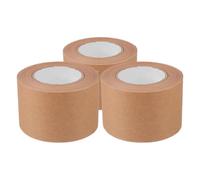 Alipis Cinta Kraft de Embalaje Marrón Resistente 57 Mm X 30 M Cinta Multiusos para Sellado de Cajas de Papel Artesanal Reforzada 3 Rollos para Envío y Embalaje Segura