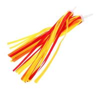 Alipis Cintas de Borlas para Manillar de Bicicleta Infantil, Color Naranja, 2 Piezas, Serpentinas Decorativas Molino de Viento Giratorio para Patinetes y Bicicletas, Accesorios