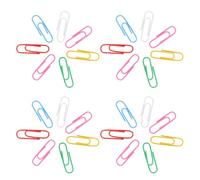 Alipis Clips de Papel Multicolores 28 Mm, 400 Piezas Recubiertos de Plástico, Clips Pequeños para Oficina, Escuela y Organización de Documentos, Sujetadores Duraderos y